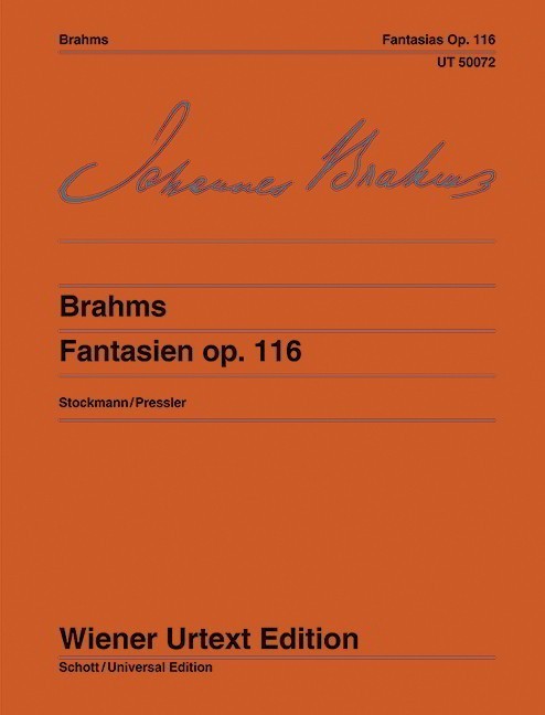 Brahms: Fantasies Opus 116 for Piano published by Wiener Urtext